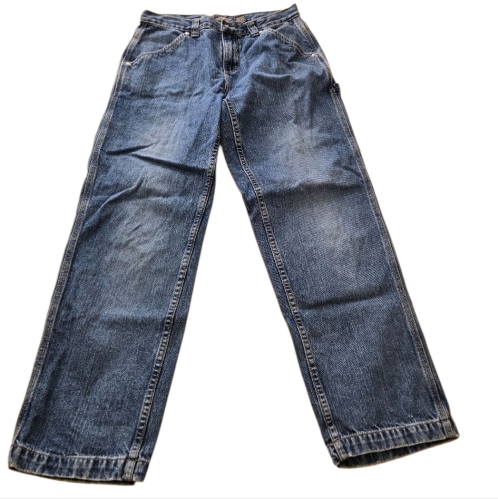 Sonoma Jean Company 8 Petite Jeans Denim Medium Blue Wash High Rise Straight Leg